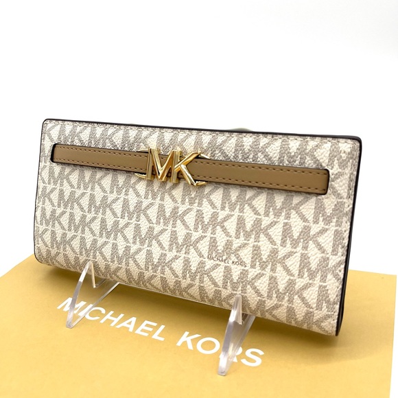 Michael Kors Reed Large Snap Bifold Wallet - Picture 3 of 7